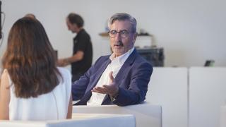 José María Ángel, en el foro 'Análisis de la reconstrucción tras la dana'. Vicent Bosch