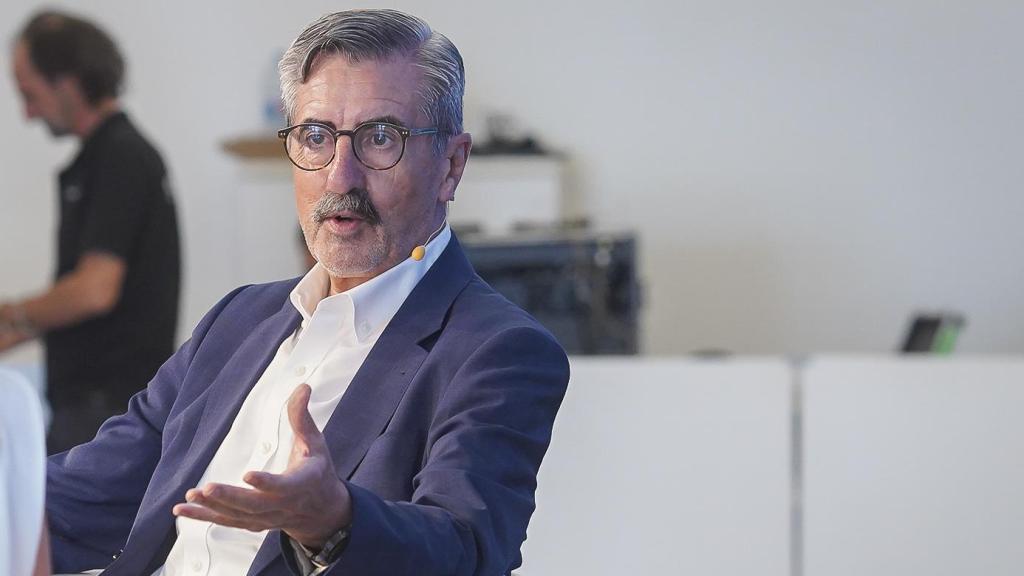 José María Ángel, en el foro 'Análisis de la reconstrucción tras la dana'. Vicent Bosch