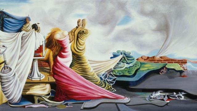 Óscar Domínguez, 'Personajes surrealistas', 1937. Foto: Fotogasull / © Óscar Domínguez / VEGAP