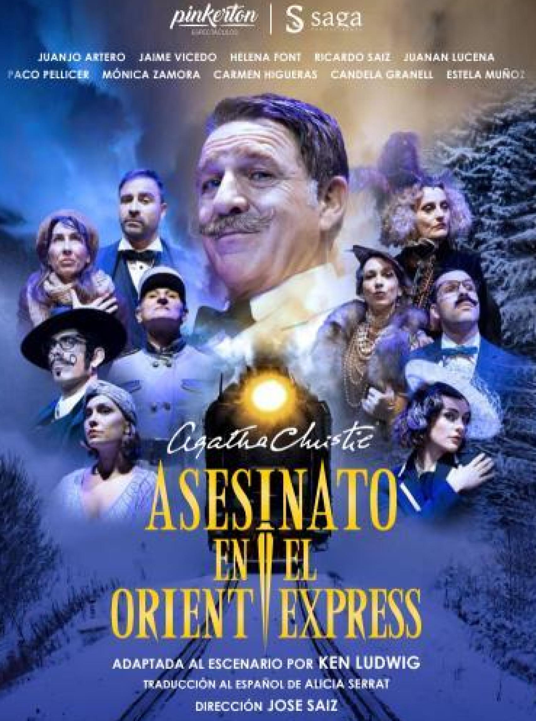 Cartel de la obra 'Asesinato en el Orient Express'.