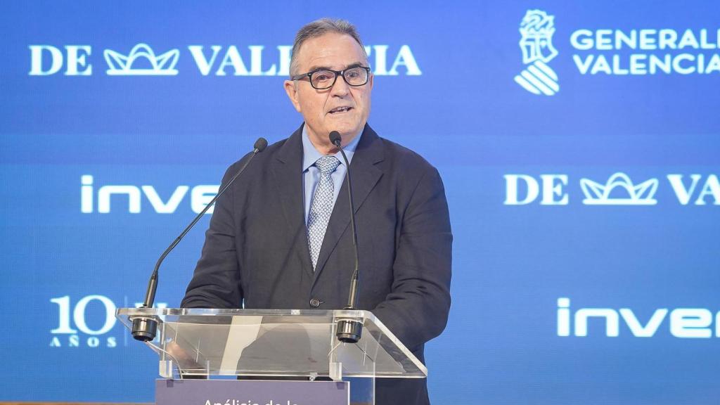 Gan Pampols, en el foro 'Análisis de la reconstrucción tras la dana'. Vicent Bosch