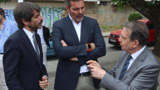 Urtasun, junto a López Campos y Caballero