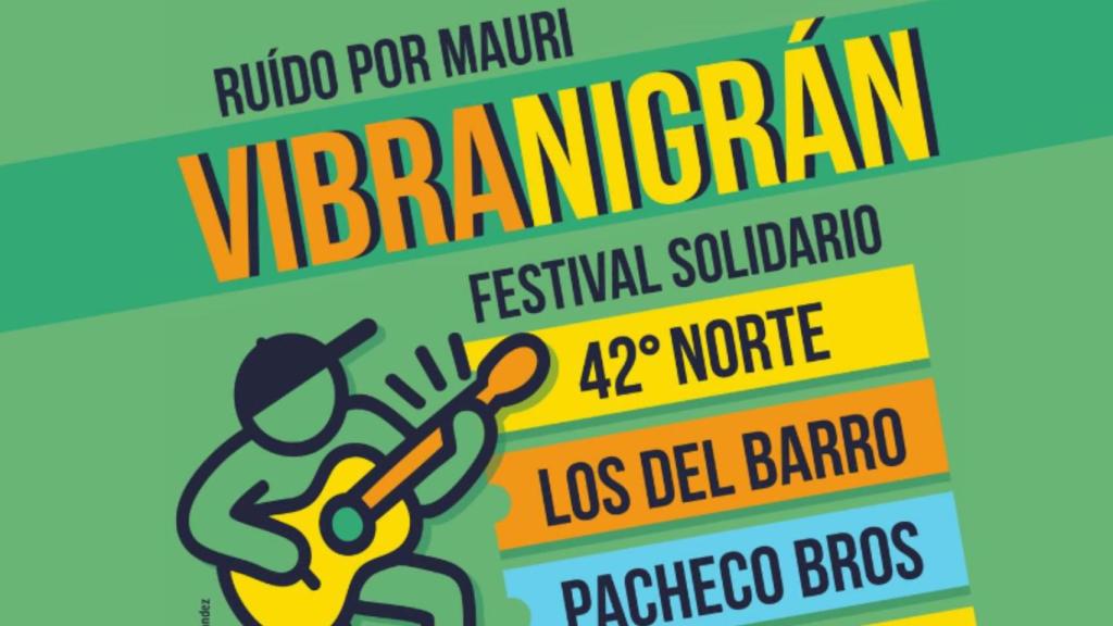 Cartel del festival Vibra Nigrán.