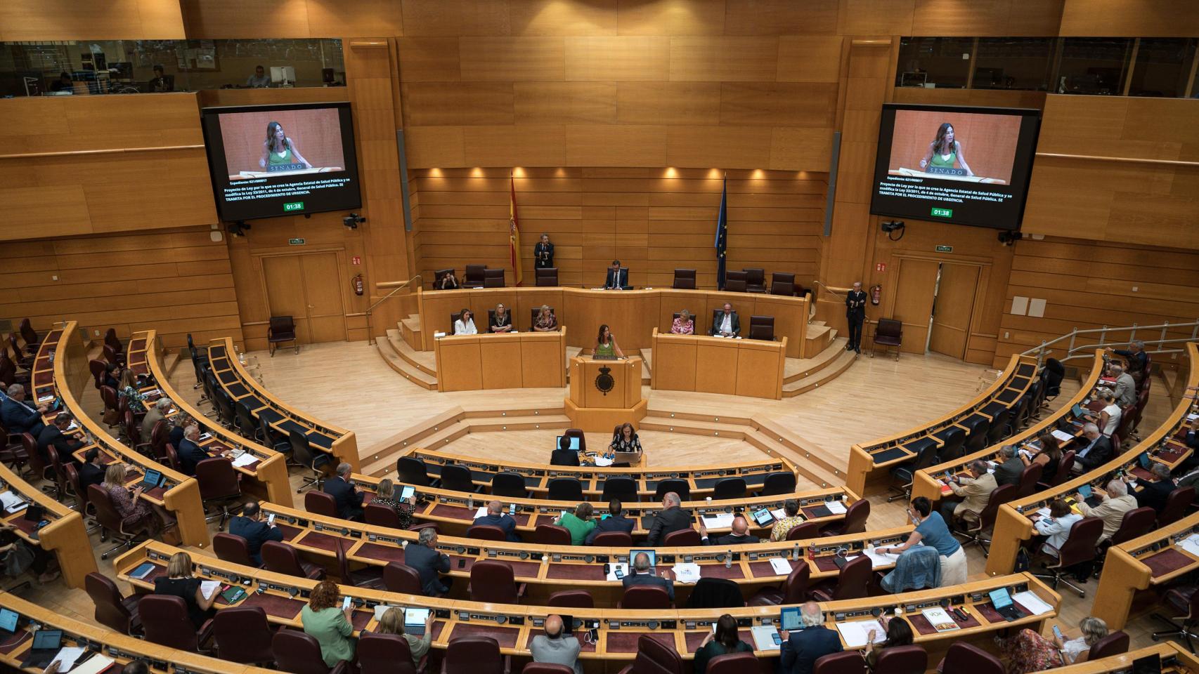 Imagen de un Pleno del Senado.