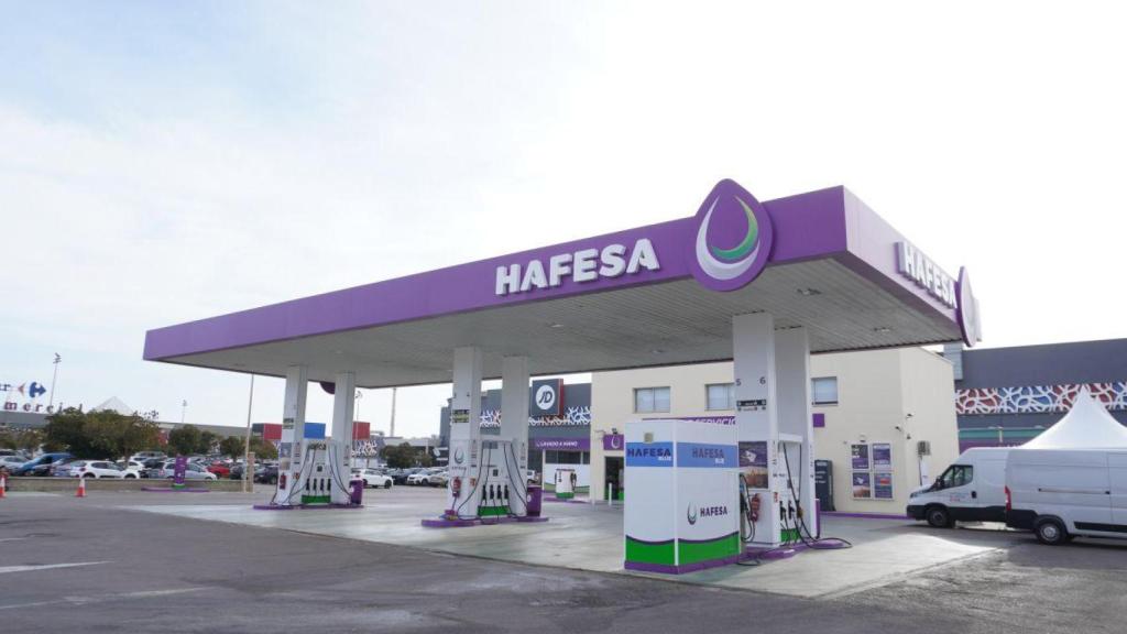 Estación de servicio de Hafesa.
