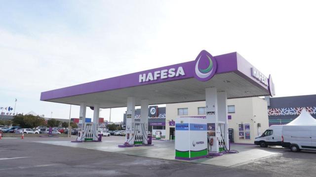 Estación de servicio de Hafesa.
