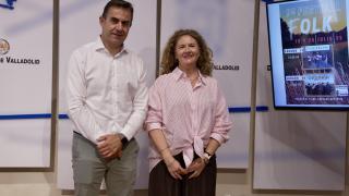 Presentación del festival de folk de Boecillo en la Diputación de Valladolid, este miércoles