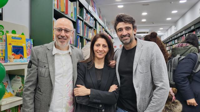 Los tres responsables de la Librería Serendipia de Ciudad Real.