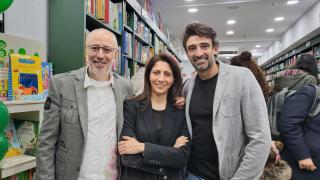 Los tres responsables de la Librería Serendipia de Ciudad Real.