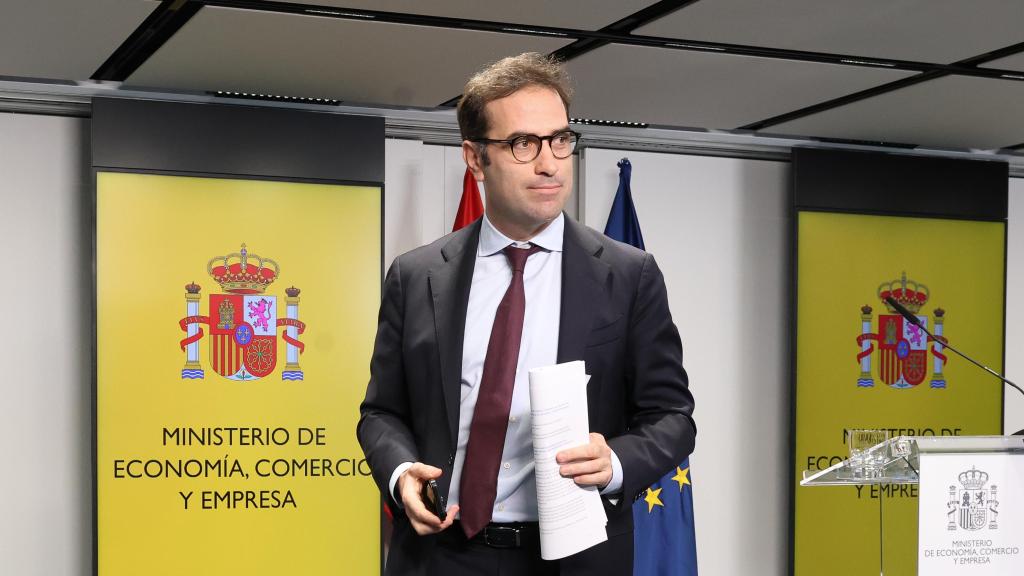 El ministro de Economía, Comercio y Empresa, Carlos Cuerpo.