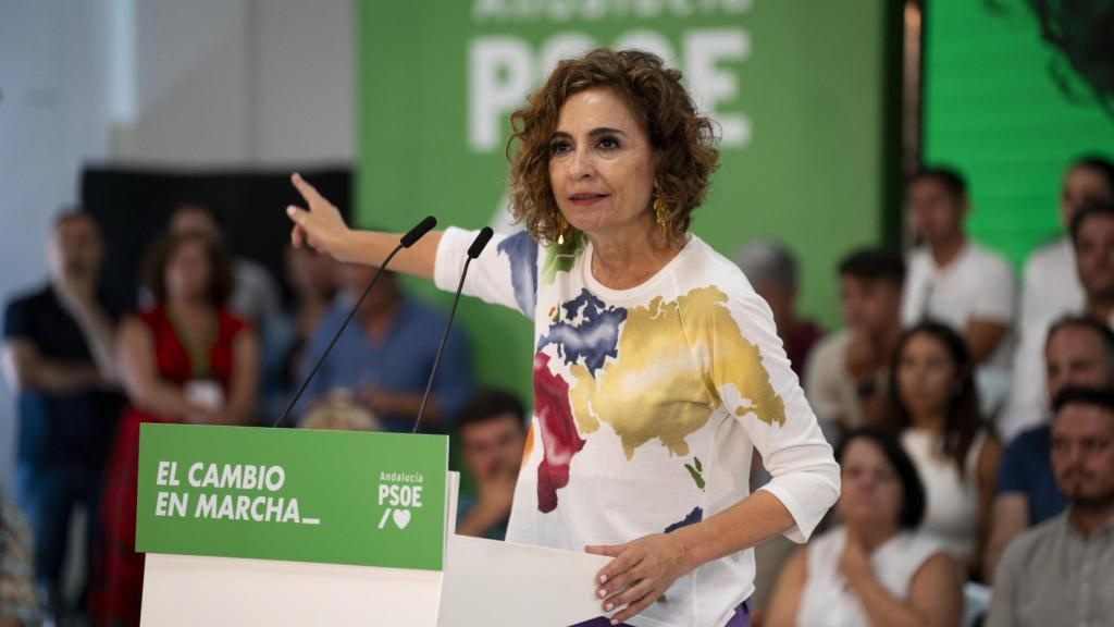 María Jesús Montero, en un acto del PSOE.