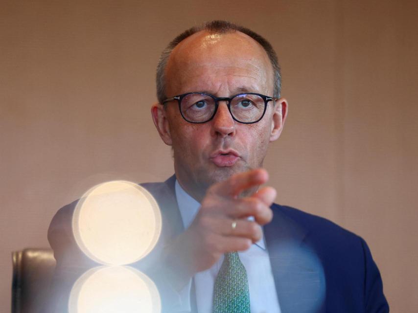 El canciller alemán, Friedrich Merz, durante la reunión de su gabinete.