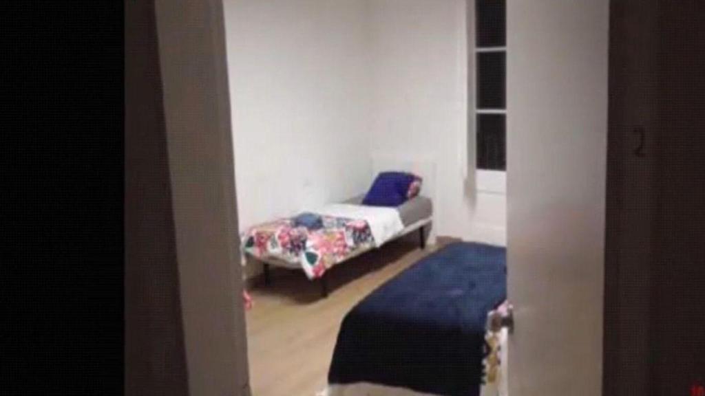 Una de las habitaciones que se alquilan en el piso de Josep Matías.