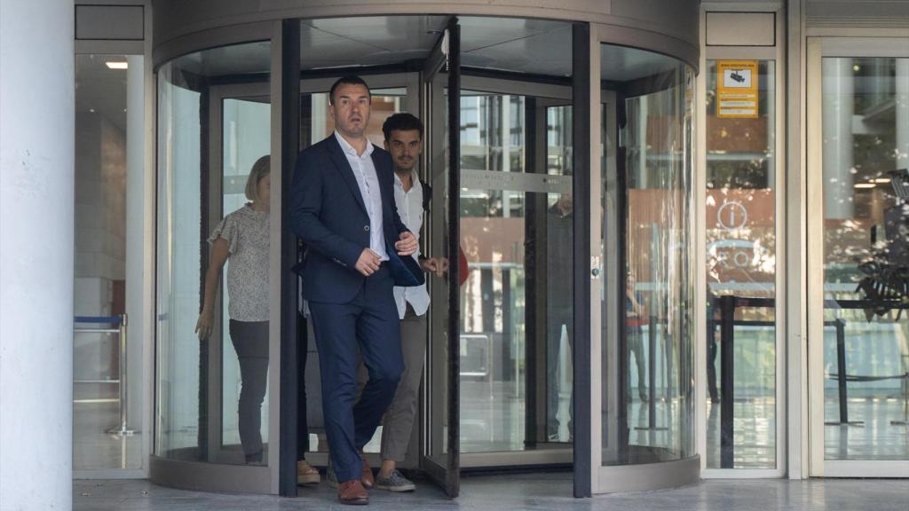 Mompó, a su salida de la declaración en la tarde de este jueves. Jorge Gil / Europa Press