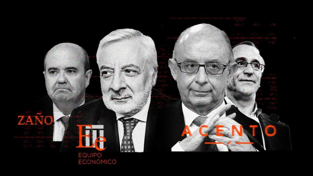 Gaspar Zarrías, Pepe Blanco, Cristóbal Montoro y Alfonso Alonso.