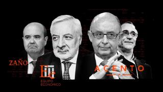 Gaspar Zarrías, Pepe Blanco, Cristóbal Montoro y Alfonso Alonso.