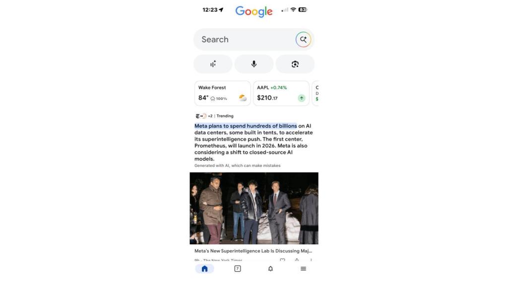 El nuevo Google Discover con resúmenes generados por IA