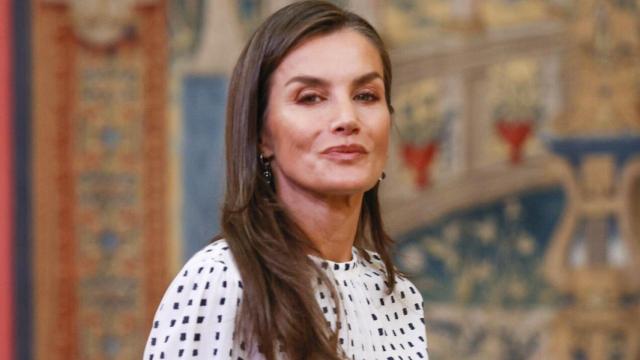 La reina Letizia, en el Palacio de El Pardo.