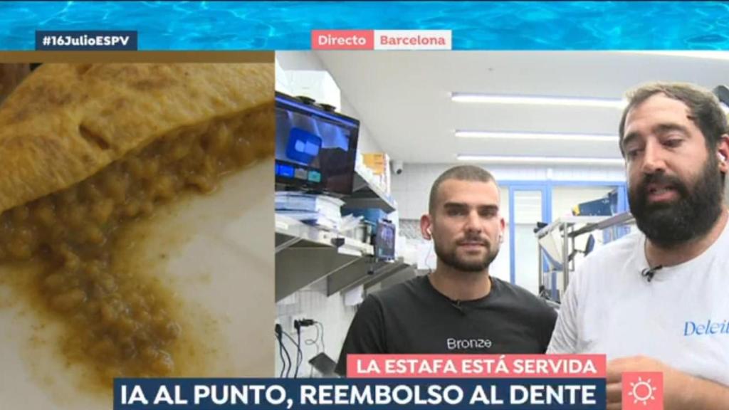 Imagen de una tortilla falsificada con IA.