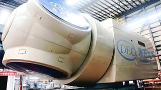 La nueva turbina eólica flotante china.