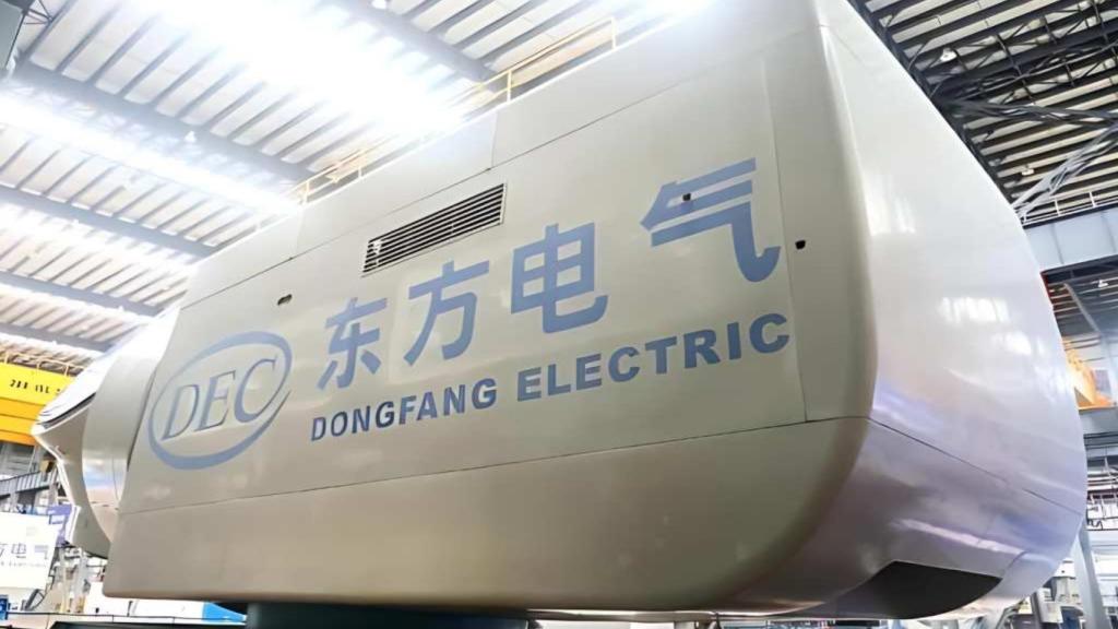 La nueva turbina eólica flotante china.