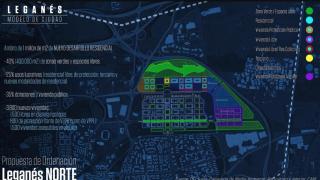 Propuesta de ordenación de Leganés norte con alquiler asequible y vivienda pública.