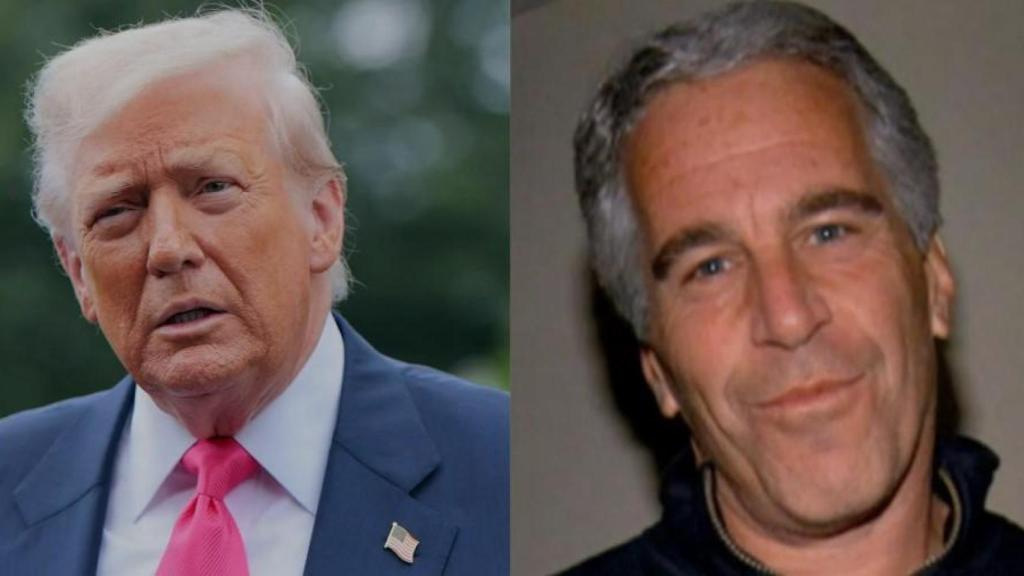 Donald Trump y Jeffrey Epstein.