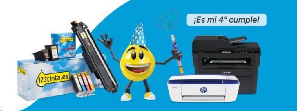 123tinta.es celebra su cuarto aniversario como referente del sector de ecommerce de cartuchos y toners