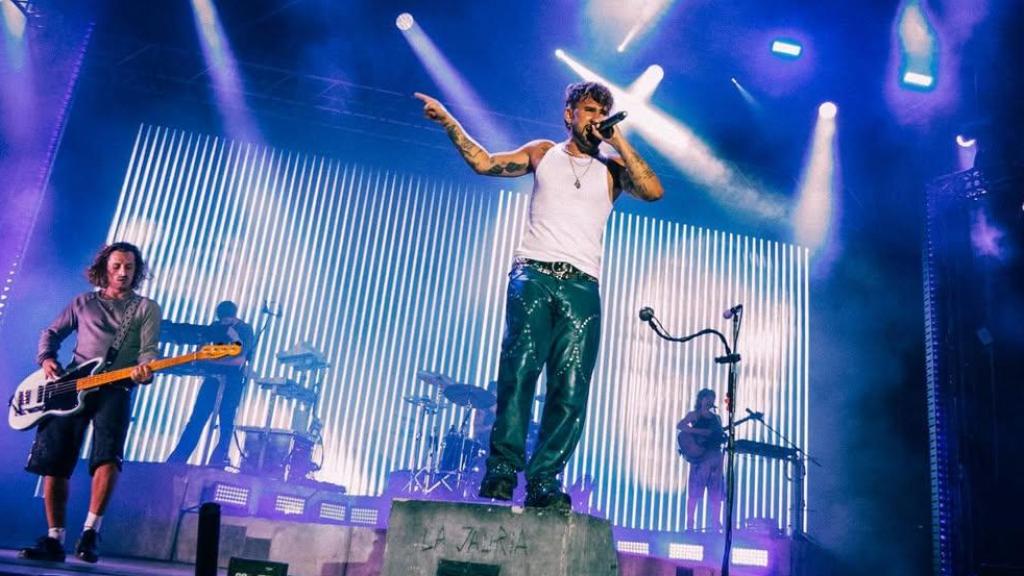 Dani Fernández en concierto.