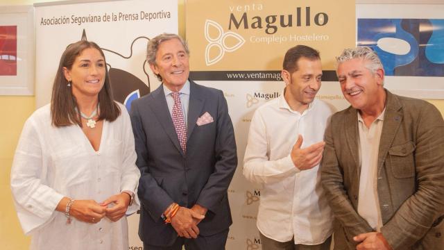Jesús Álvarez respalda la labor de la prensa deportiva segoviana en su primera visita institucional como presidente de la AEPD
