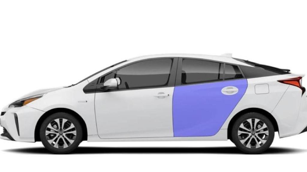 Ejemplo del lugar donde podría llevar publicidad este vehículo.