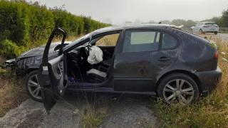 Cinco personas resultan heridas en un accidente en Aranga (A Coruña).
