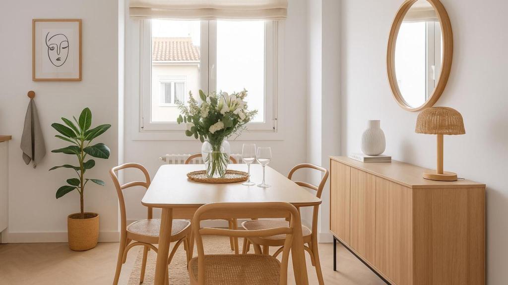 Un comedor reformado.