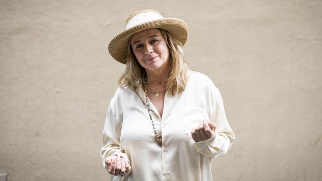 Emma Suárez, durante la entrevista con EL ESPAÑOL.