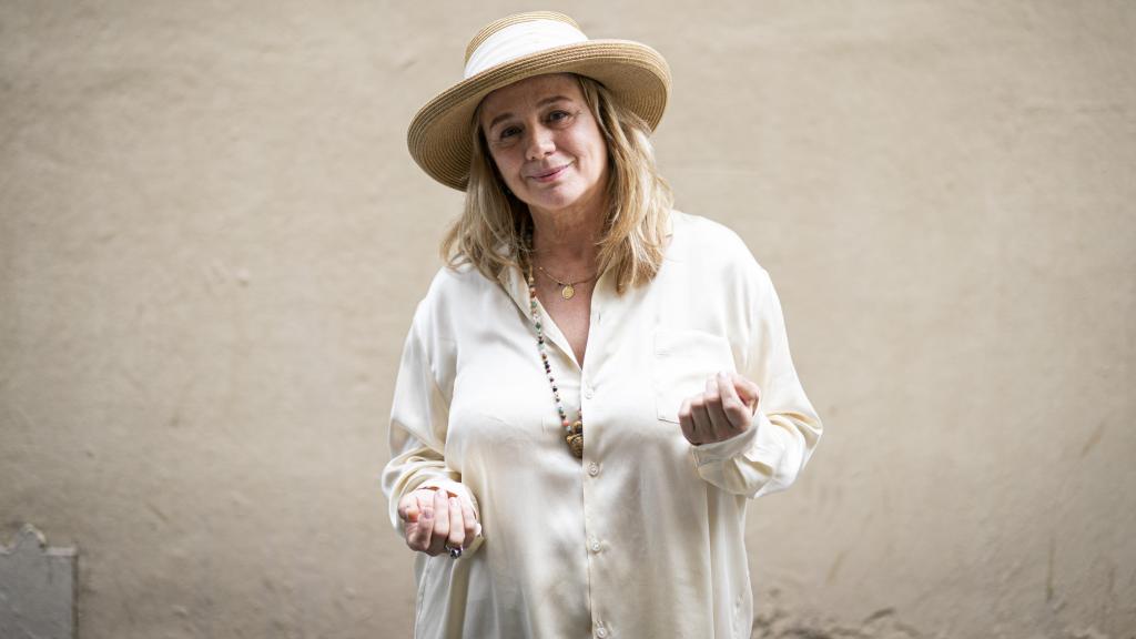 Emma Suárez, durante la entrevista con EL ESPAÑOL.