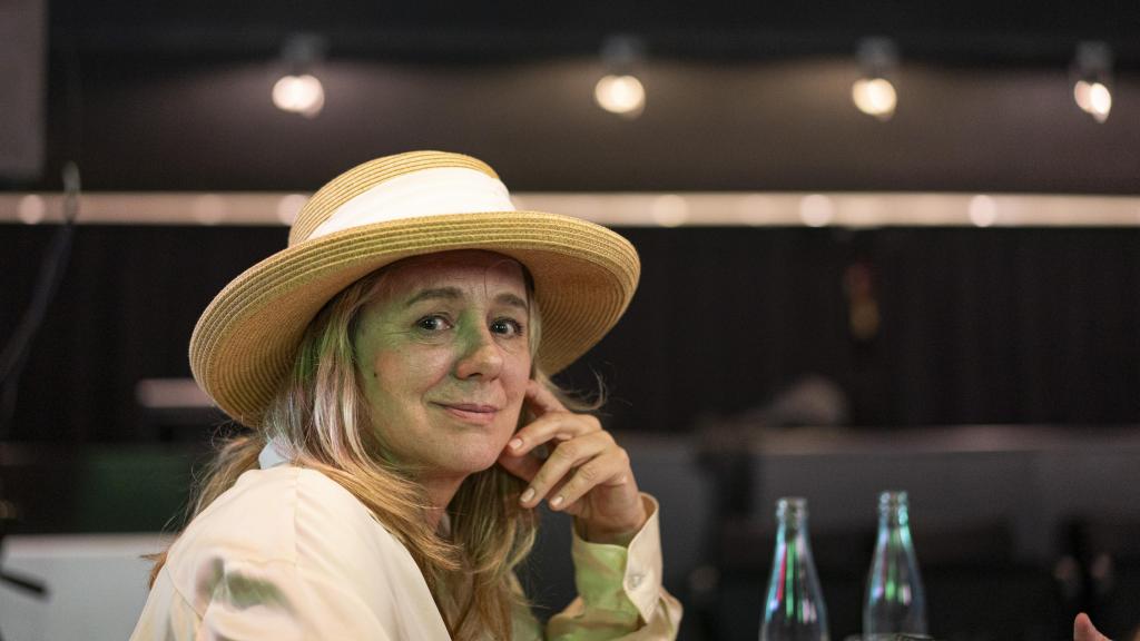 Emma Suárez, durante la entrevista con EL ESPAÑOL.