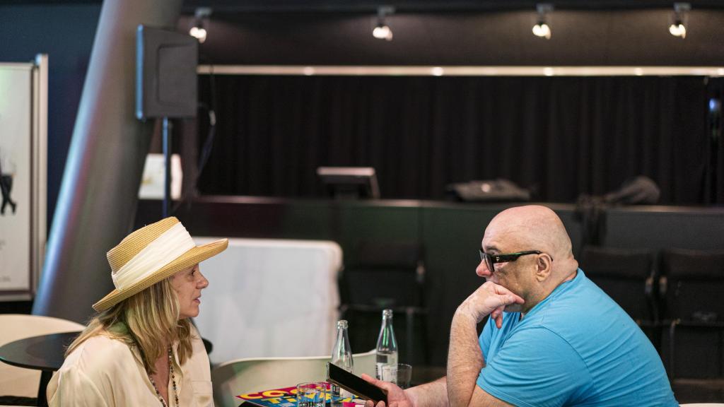 Emma Suárez, durante la entrevista con EL ESPAÑOL.