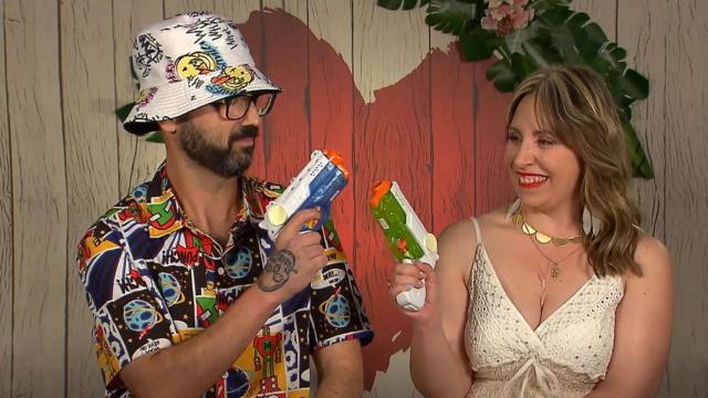 Aurah y Javier en ‘First Dates’.