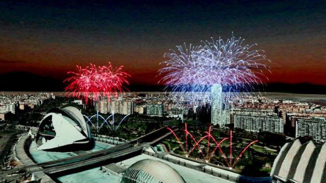 El innovador espectáculo piromusical de este sábado en Valencia. Ayto Valencia