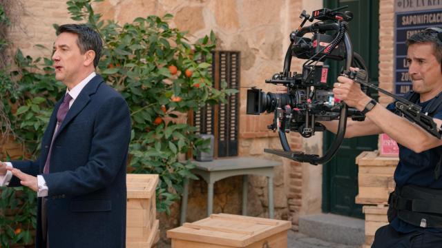 Imagen del rodaje de 'Sueños de libertad'.