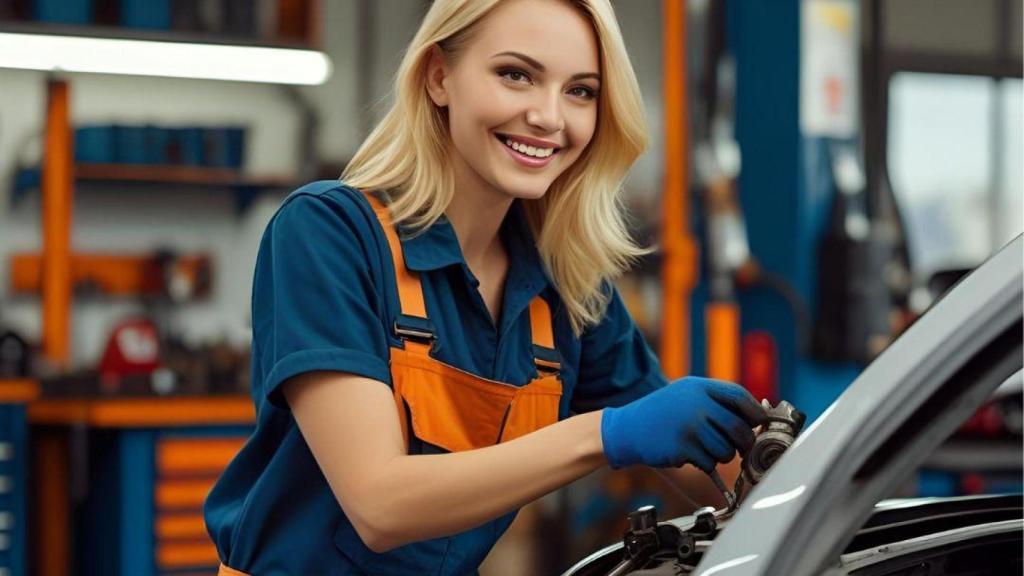 Imagen generada con inteligencia artificial de una mecánica.