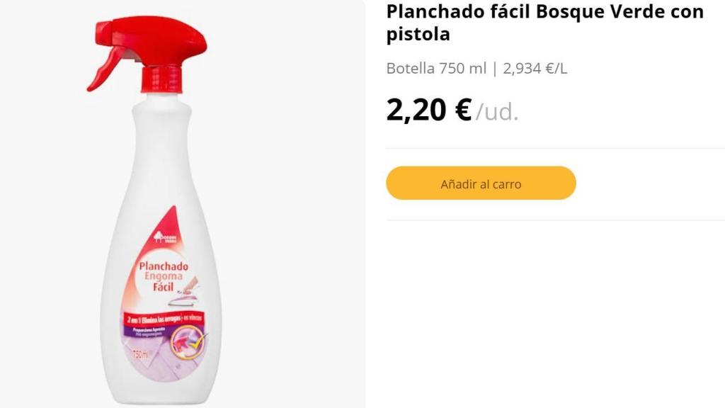 Planchado fácil Bosque Verde con pistola.