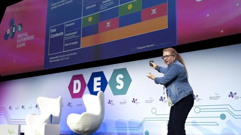 Margaret Mitchell, en el DES 2025.