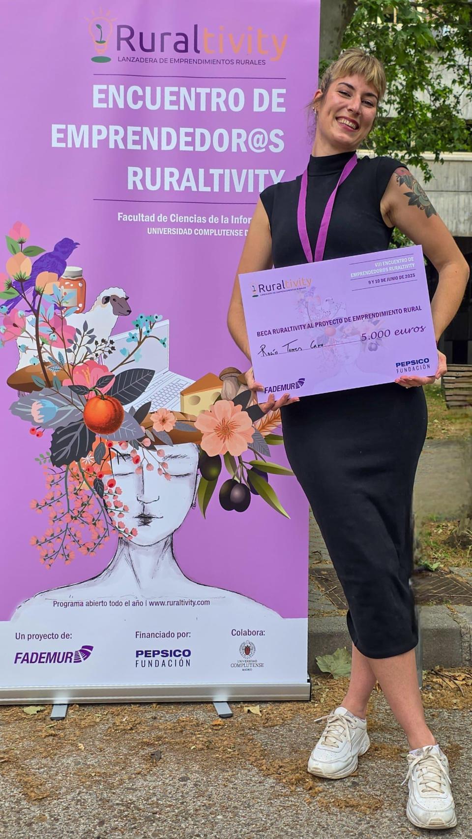 Beca Ruraltivity recibida por Rocío Torres