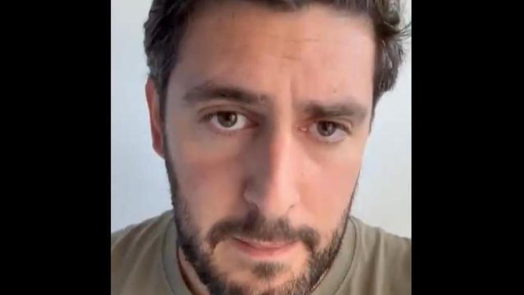 Alejandro Nolasco, portavoz de Vox, en su mensaje en redes.