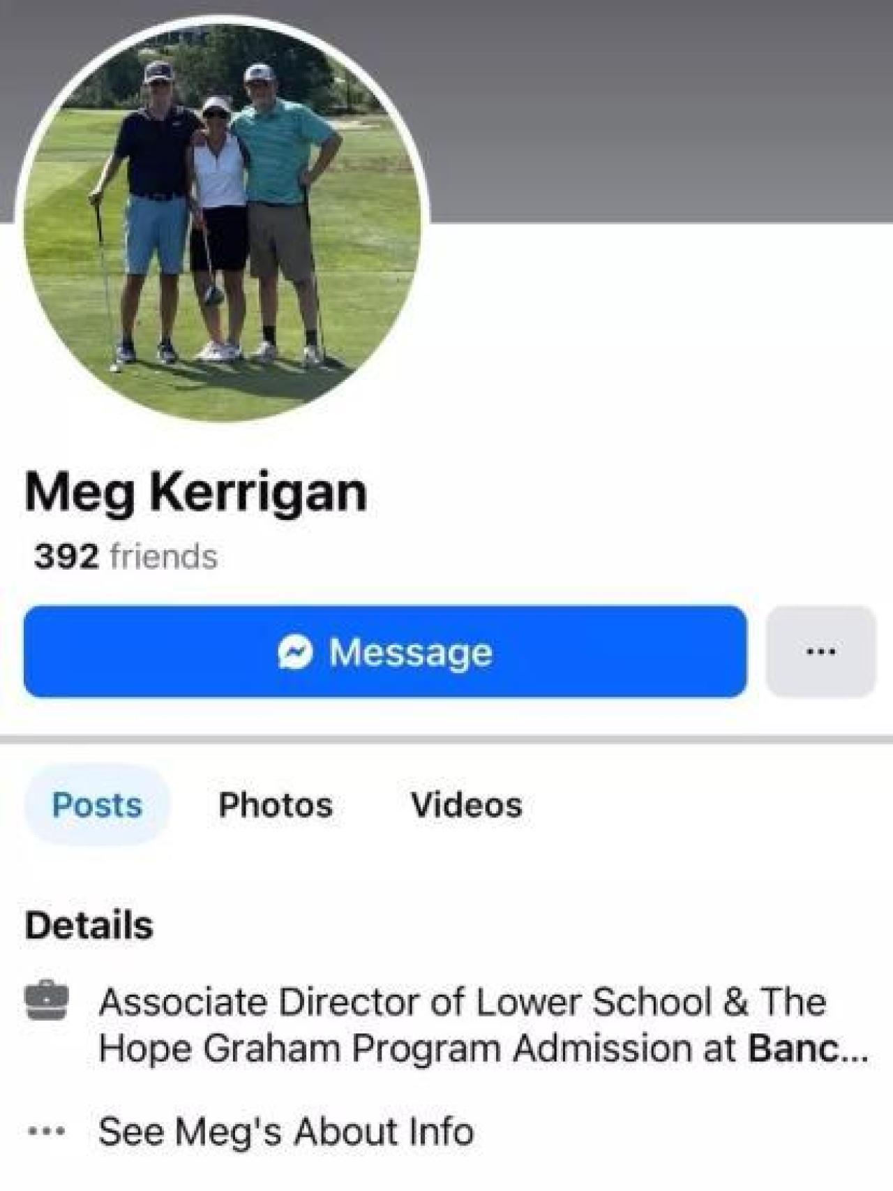 Megan Kerrigan Byron eliminó sus perfiles de redes sociales tras las imágenes de su marido con su amante en un concierto de Coldplay.