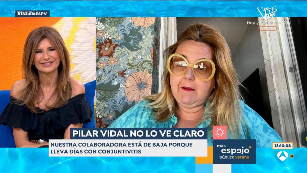Pilar Vidal y Gema López en 'Espejo Público'.