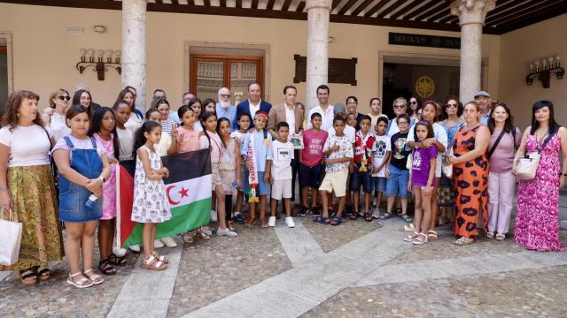 Los 36 niños y niñas saharauis que participan en el programa Vacaciones en Paz 2025 en la provincia de Valladolid