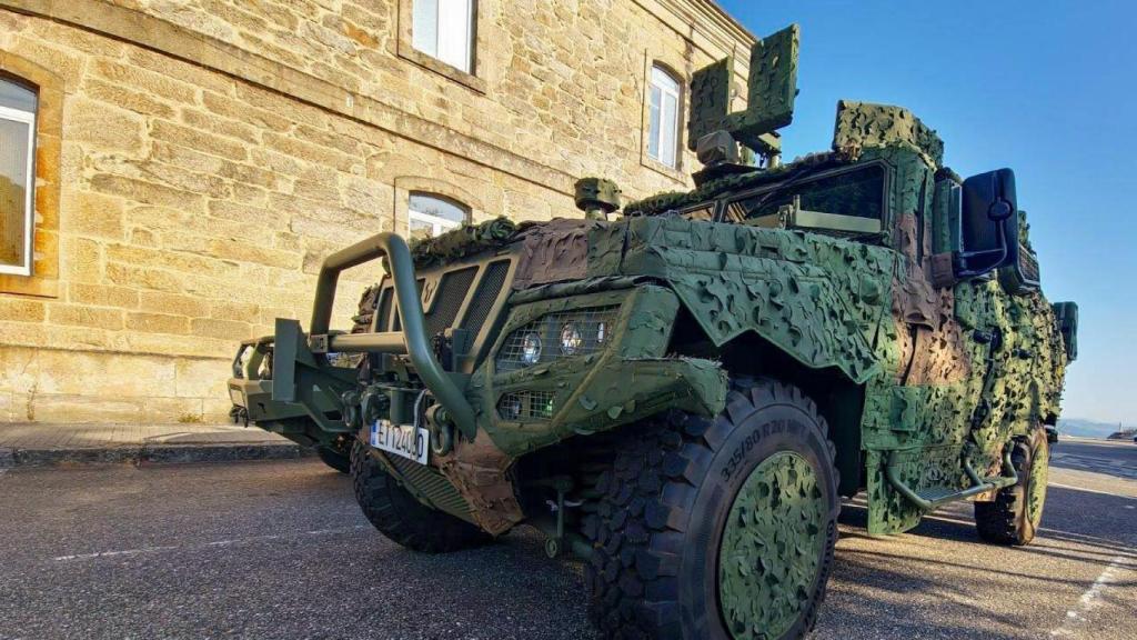 Vamtac con el camuflaje de Saab