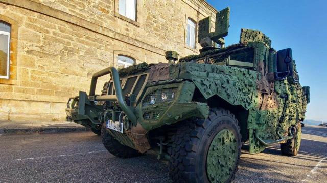 Vamtac con el camuflaje de Saab